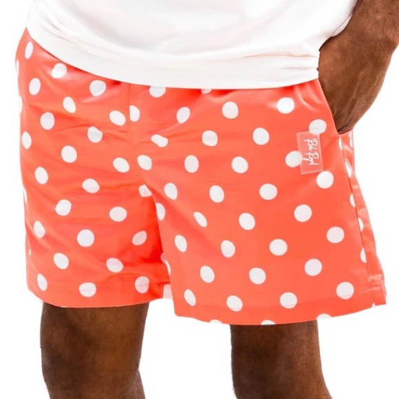 POLKA DOT SHORTS (PEACH) - Picture 1 of 1